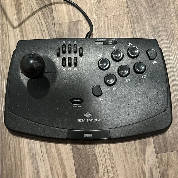 🎮 Vintage Sega Saturn Arcade Stick MK-80112 - AS-IS Retro Gaming Controller