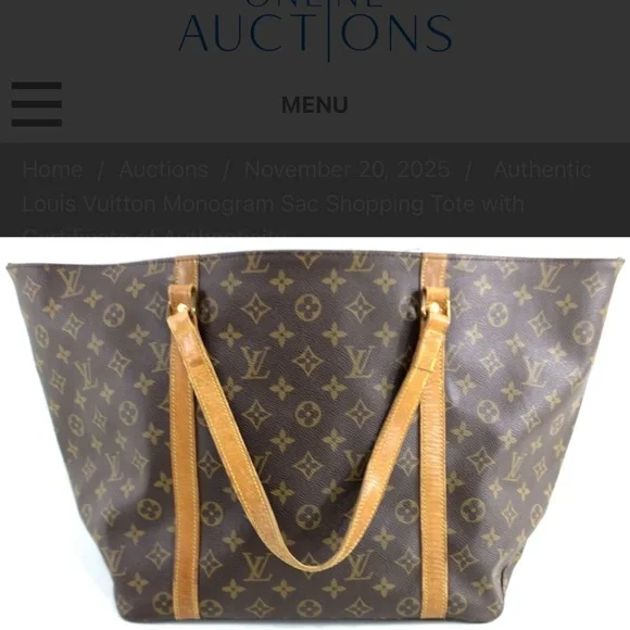 Louis Vuitton Monogram Sac with Brown and Tan Accents