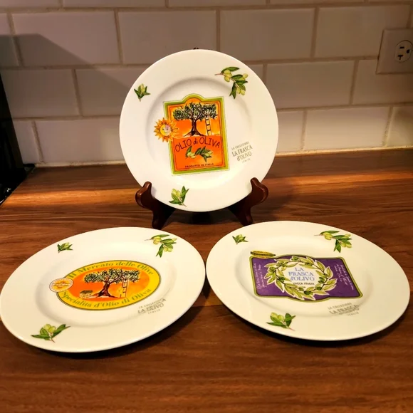 Set of 3 Crate & Barrel JILL BUTLER Appetizer 7