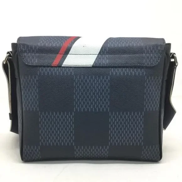 Louis Vuitton Messenger PM Damier Cobalt Shoulder Bag American Cup
