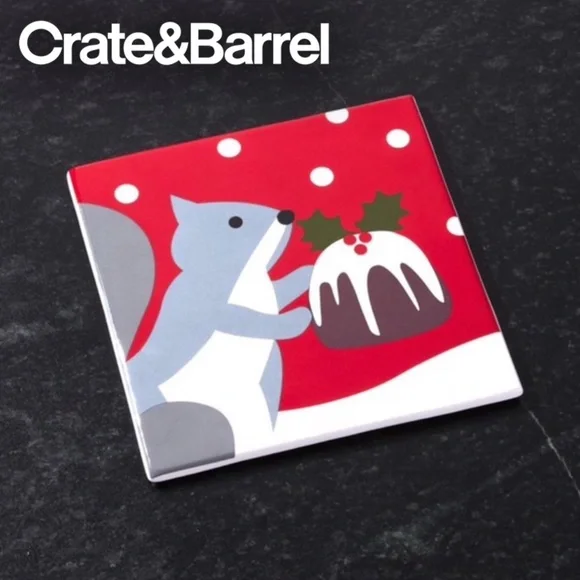 Crate and Barrel Holiday Trivet