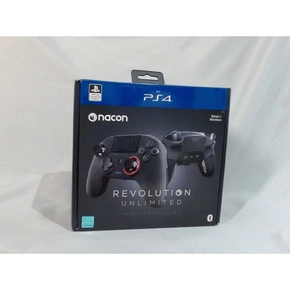 NACON Revolution Unlimited PS4 Pro Controller - Black, BRAND NEW IN BOX
