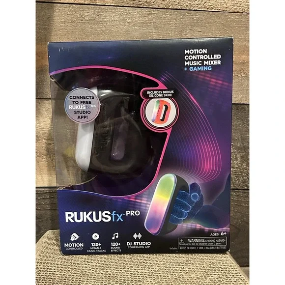 RUKUSfx Pro Motion Controlled‎ Music Mixer Plus Gaming 120+ Sound Effects
