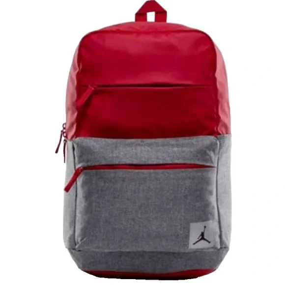 Nike Air Jordan Pivot Kids Mini Backpack Gym Red Gray‎ 12