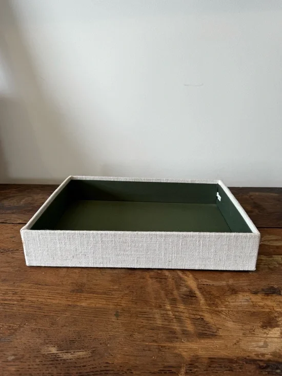 Hearth & Hand Large Fabric Storage Bin 10”x14”x2.5”