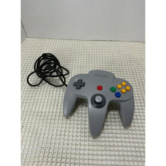 Nintendo ‎ N64 Controller Gray for Nintendo AUTHENTIC Nus-005 great