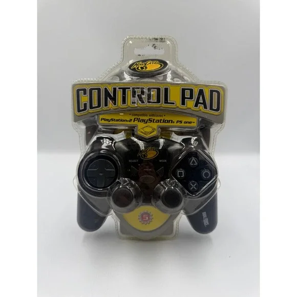 Mad Catz Control Pad PlayStation 2 PS2 PS1 PS one Controller Black New Sealed