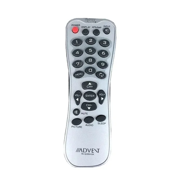 Advent Remote Control RC-Q35M-OA Silver Tested & Works Wireless Controller