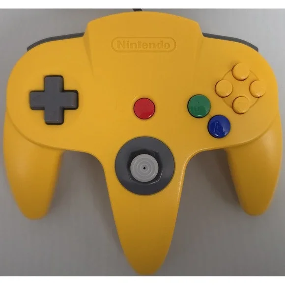 Nintendo 64 Yellow OEM Controller - N64 - Kitsch-Bent Rebuilt