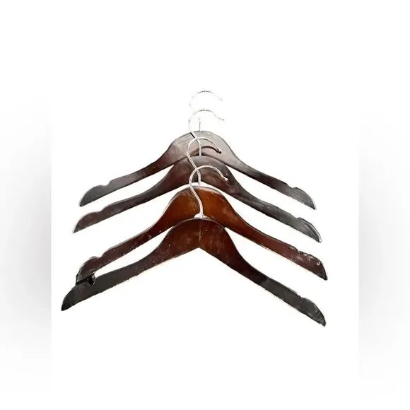 Cherry Wood Kids Hangers Cherry Wood, Baby/Toddler Hangers NB-4T, Set of 10