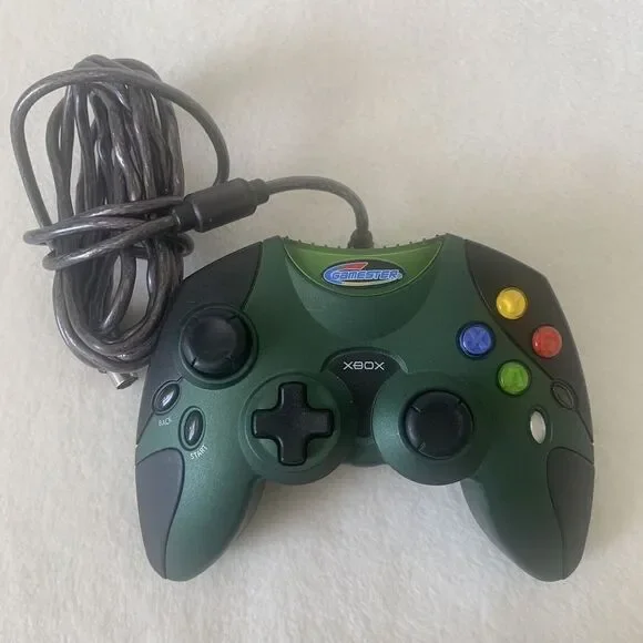 Gamester Controller Green by Radica for Microsoft XBOX Console Video Game System