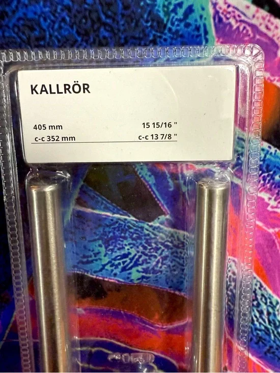 IKEA KALLRÖR Handle, stainless steel, 15 15/16 