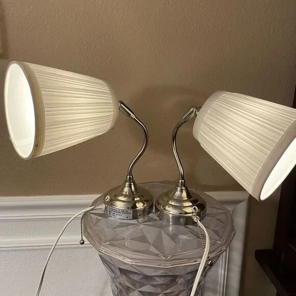 Set of 2 Arstid IKEA Pull String Wall Lamps
