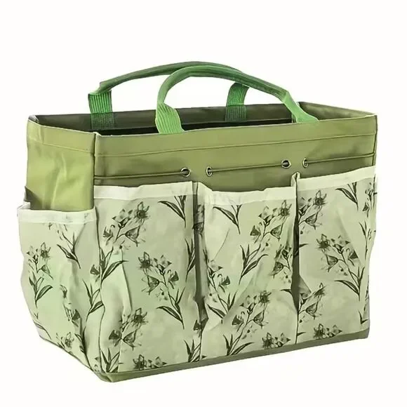 NWT Printed Tote Bag Multi-Purpose Home Organizer Multiple Pockets