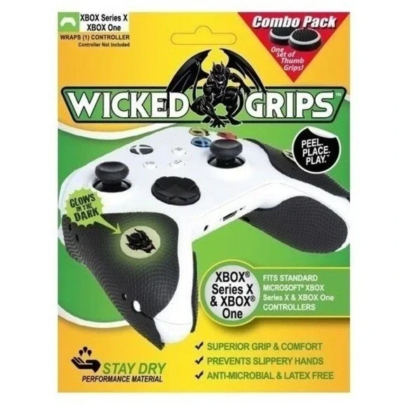 Xbox Accessory: Wicked Grips Controller and Thumb Grip Combo [New ] Xbox Seri