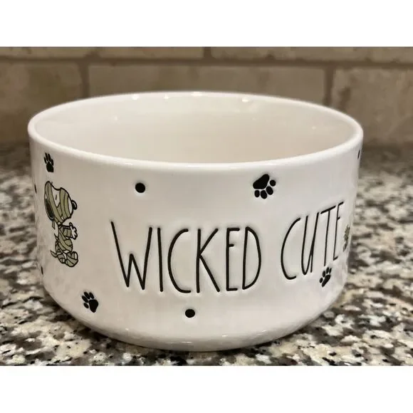 NEW PEANUTS RAE DUNN 2023 HALLOWEEN SNOOPY Mummy DOG‎ BOWL 