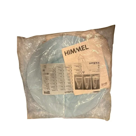 IKEA HIMMEL Bed Canopy Kids 94in Blue‎ White NIP Eva Lundgreen 701.376.41