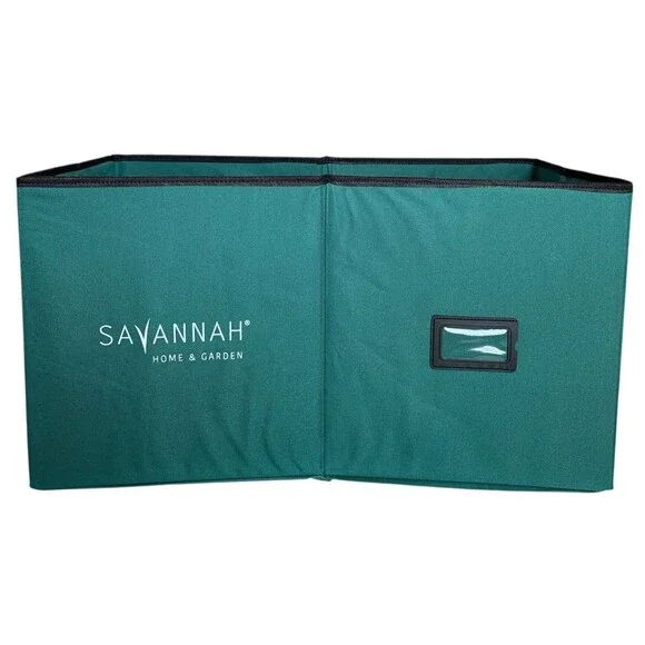 Savannah Large Christmas 128 Ornaments Storage Bag w/Dividers Green New w/Tag