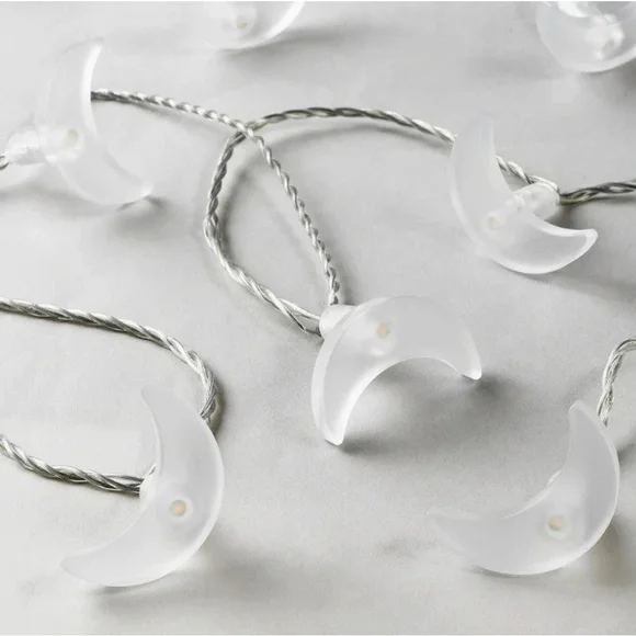 NEW Ikea GOKVÄLLÅ LED 24 Moon String Lights Indoor Outdoor Warm White 005.420.45
