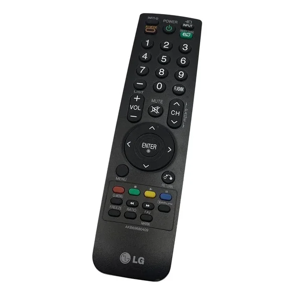 LG TV Remote Control Universal Replacement Black Model AKB69680409‎