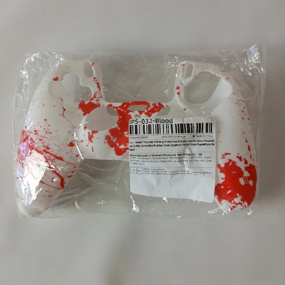 New Splatter Print Playstation 5 Controller Cover Case