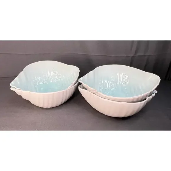 Set of 4 Plastic Sea Shell Bowls 5