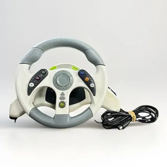 Mad Catz MC2 Xbox 360 Racing Wheel Controller Tested Works READ