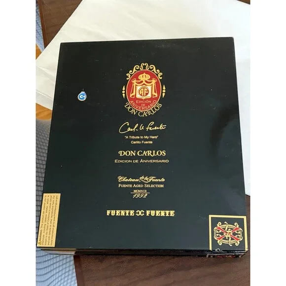 Don Carlos Anniversary Edition Cigar Box