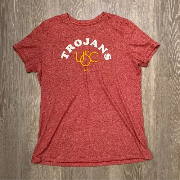 Nike‎ USC Trojans Southern Cal The Nike Tee T-Shirt Women's Size Large