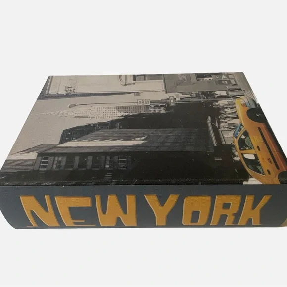 Faux Book New York Storage Container Book Look Alike