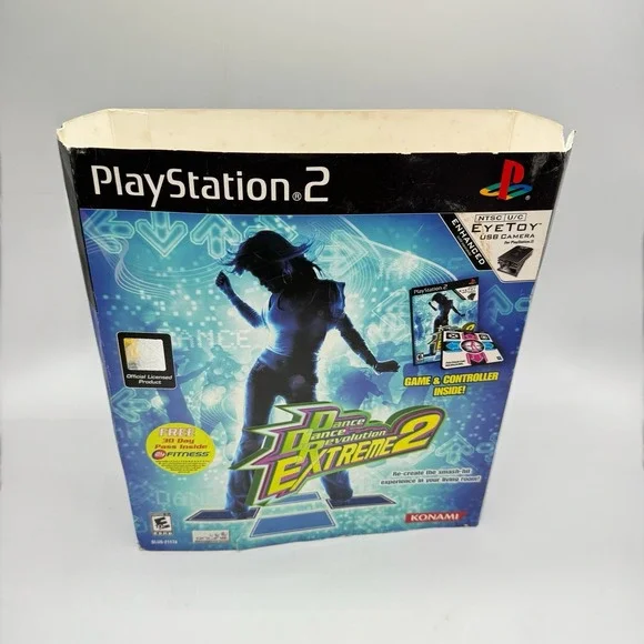 Sony PlayStation 2005 Dance Dance Revolution Extreme‎ 2 Dance Pad Sleeve Only