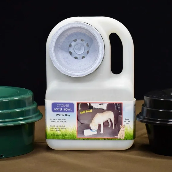 WATERBOY Travel Water Bowl for Pets Dog Cat NON-SPILL SPILL PROOF for Car