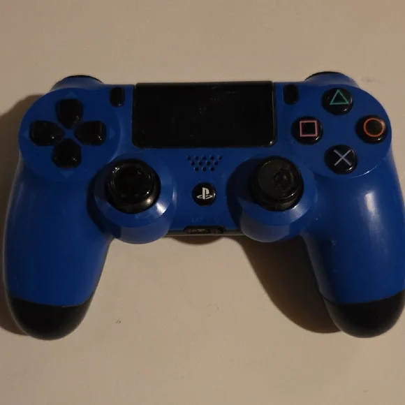 Blue Wireless Game Controller