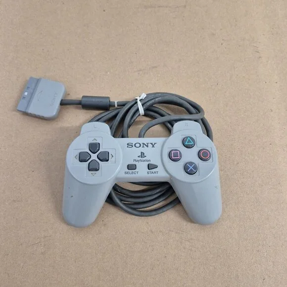 Sony PlayStation Controller OEM Official PS1 SCPH-1080 Original Gray