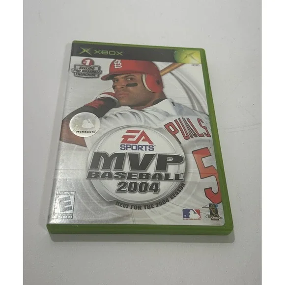 MVP Baseball 2004 Microsoft‎ Xbox 2004 Box And Manual