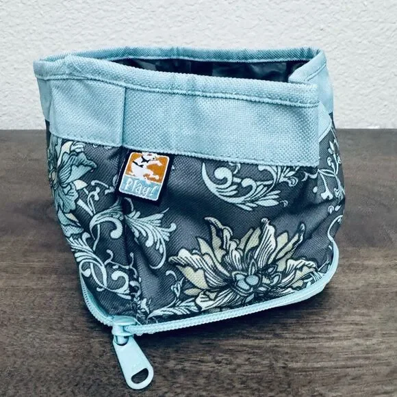 Travel Zipper Folding Dog Food Bowl