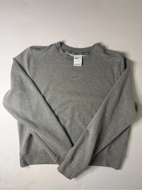 Nike Men's Heather Grey Crewneck Sweatshirt