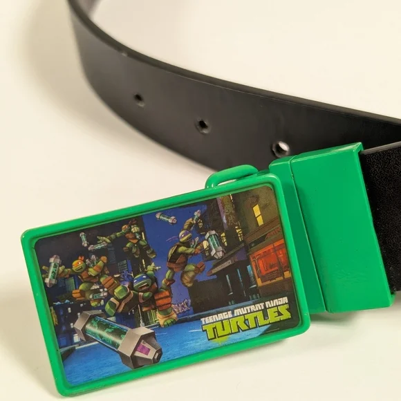 Teenage Mutant Ninja Turtles Reversible Bonded Leather Belt Kids L