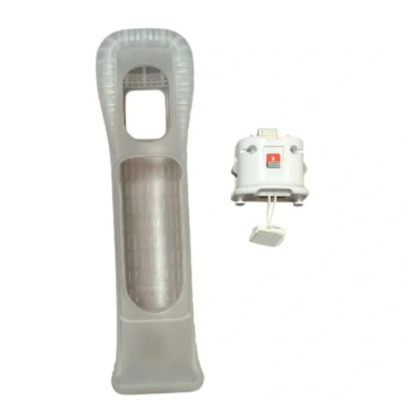 Nintendo Wii Motion Plus Adapter RVL-026 OEM Genuine w/ Sleeve & Port Cover