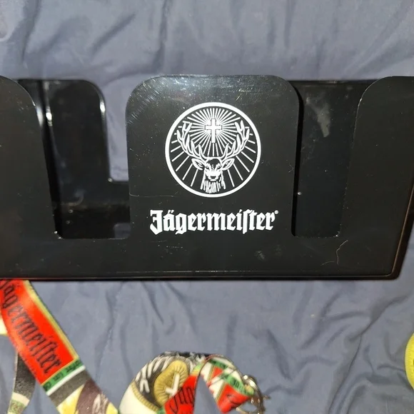 Jagermeister Black Plastic Napkin Holder Tray