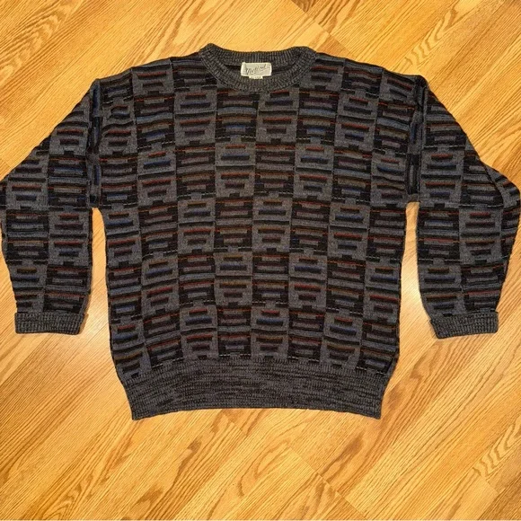 Vintage gray Method‎ Acrylic Wool Blend Pullover Sweater size M