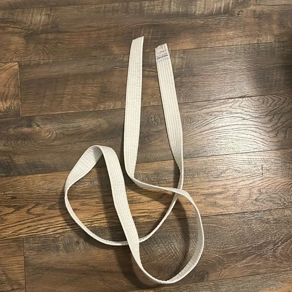 Martial arts belt-white