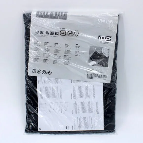 Ikea Wilma Curtains Black 57