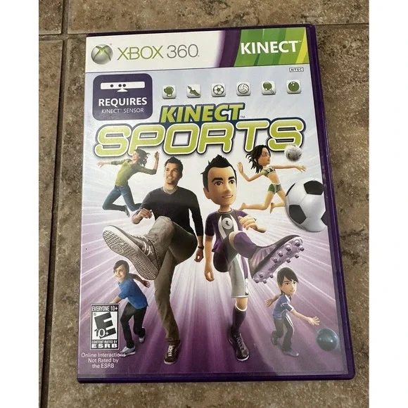Kinect Sports (Xbox 360, 2010) With Manuel