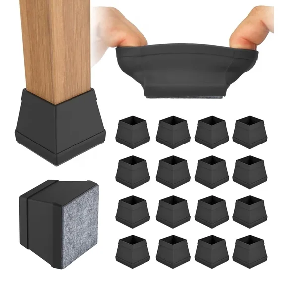 Black Furniture Leg Protectors