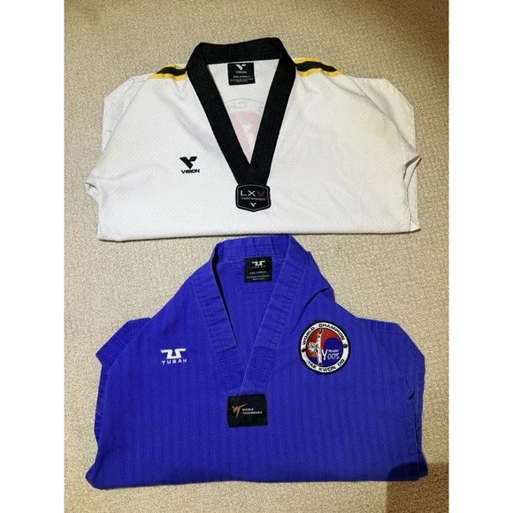 Tusah & Vision Taekwondo Uniform Lot‎ Sz 2/160 USA Korea