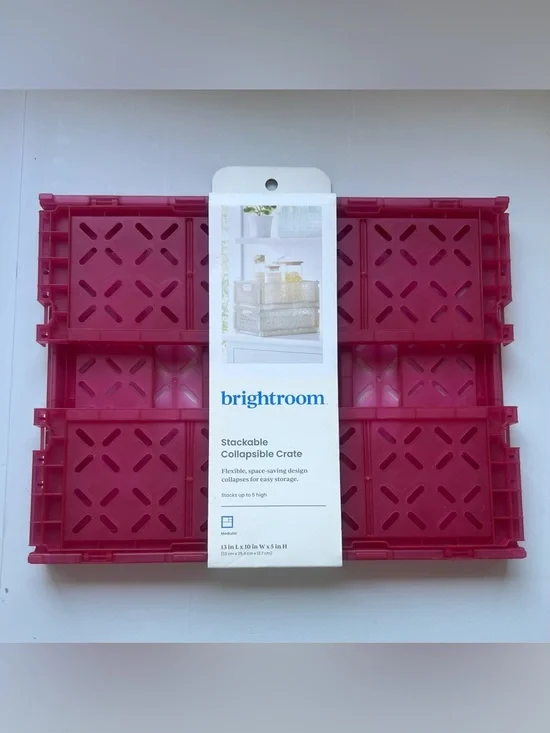Stackable Collapsible Crate - Set of 2