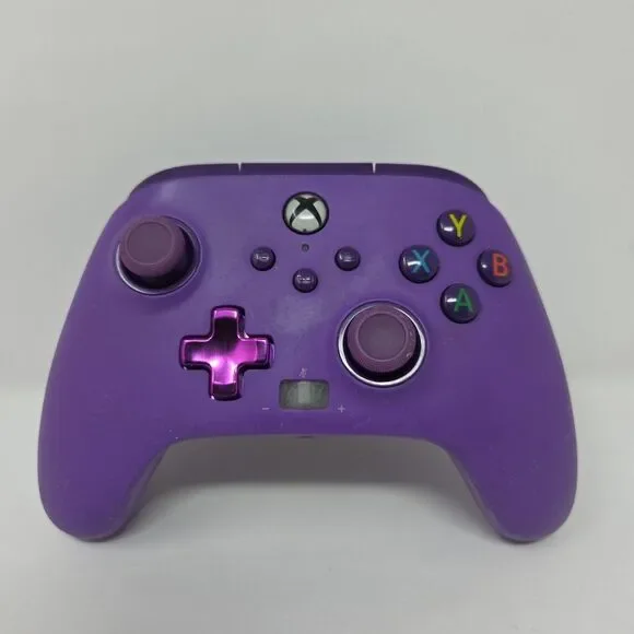 Xbox One Series S|X Wired PowerA Enhanced Controller Purple No Cord - UNTESTED