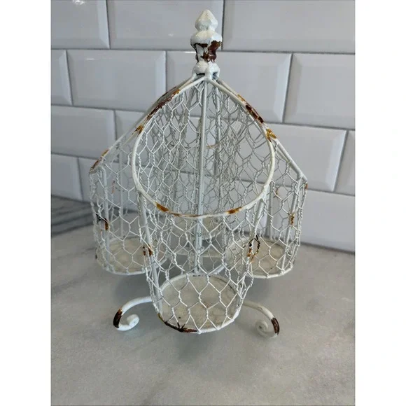 Creative Co Op Victorian Metal Spinning Caddy Desk/silverware Shabby Chic GWB001