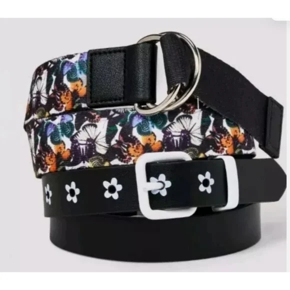 NEW Art Class Butterfly and Daisy Belt Set for Girls